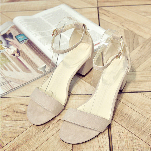 MCCKLE Summer Women Shoes Gladiator Buckle