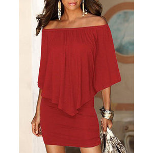 2018 Summer Style Off Shoulder Sexy Dresses