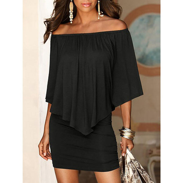 2018 Summer Style Off Shoulder Sexy Dresses