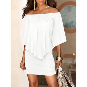 2018 Summer Style Off Shoulder Sexy Dresses