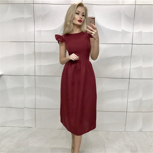 New Arrivals Summer Dress 2018 Women Elegant