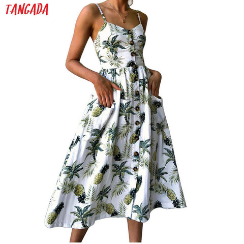 Summer Women Dress 2018 Vintage Sexy