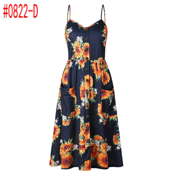 Summer Women Dress 2018 Vintage Sexy