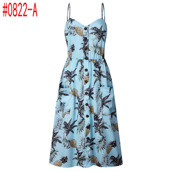 Summer Women Dress 2018 Vintage Sexy