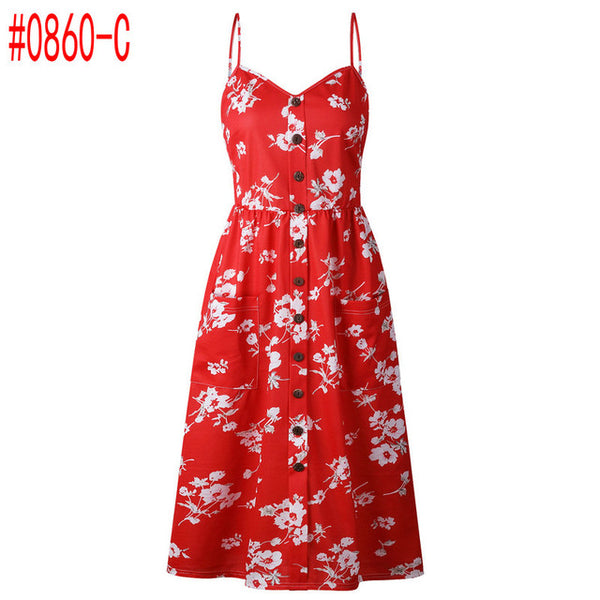 Summer Women Dress 2018 Vintage Sexy