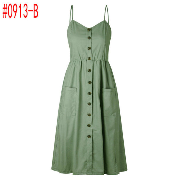 Summer Women Dress 2018 Vintage Sexy