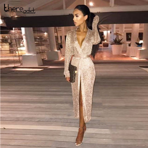 SANTUNE 2018 Fashion Women Knitted Dresses Solid
