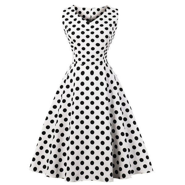 ShejoinSheenjoy Summer Hepburn Retro Floral Print