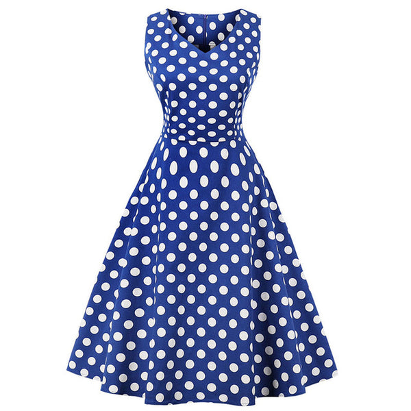 ShejoinSheenjoy Summer Hepburn Retro Floral Print