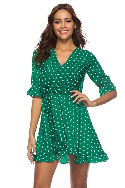 Sexy Mini Dress Casual 2018 Summer Women Ruffles